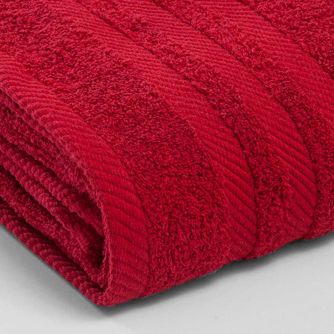 Toalla Rojo 70x140cm para el Cuerpo Fondo Entero Muy Suave