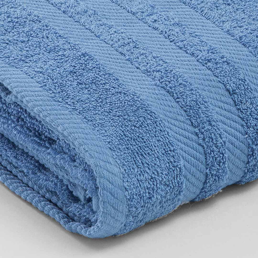 Toalla Azul 70x140cm para el Cuerpo Fondo Entero