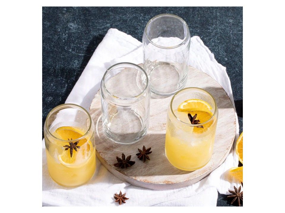 Vaso High Ball Estilo Lata 12 oz Cristar - Imagen 4