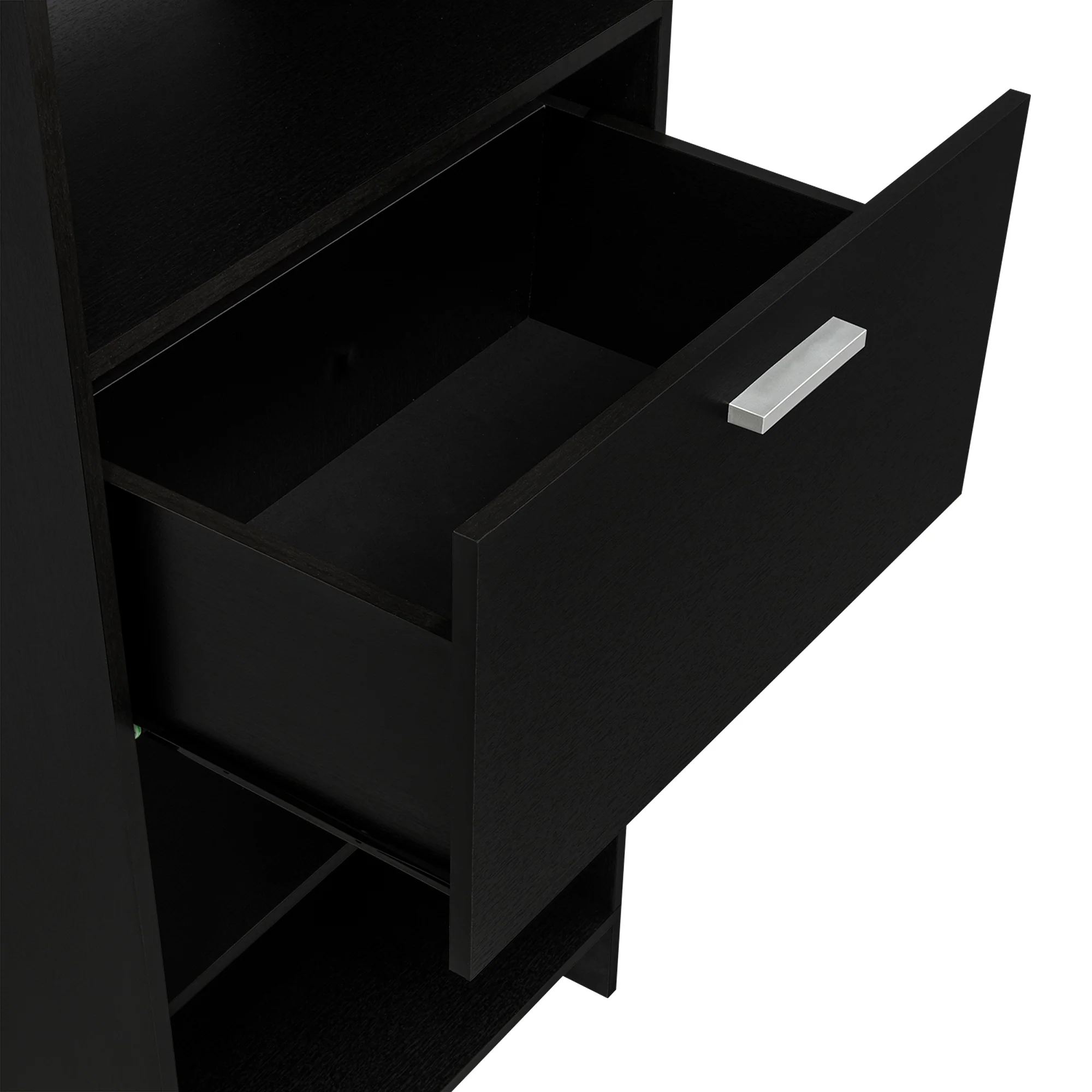 Closet Manchester Wengue 150x210cm con 1 Cajones con 4 Entrepaños - Imagen 5