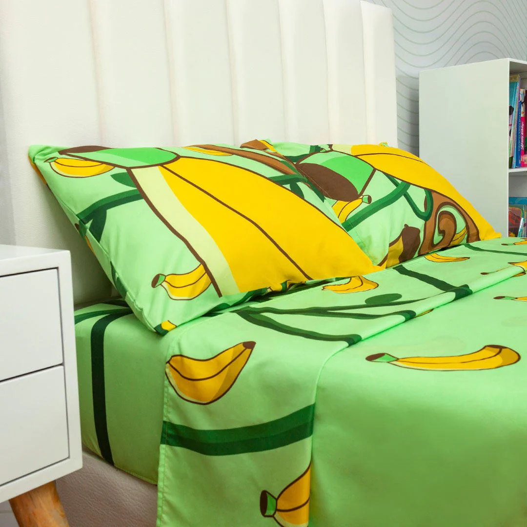 Juego de Sabanas Microfibra Semidoble 120 cm Verde de Mico