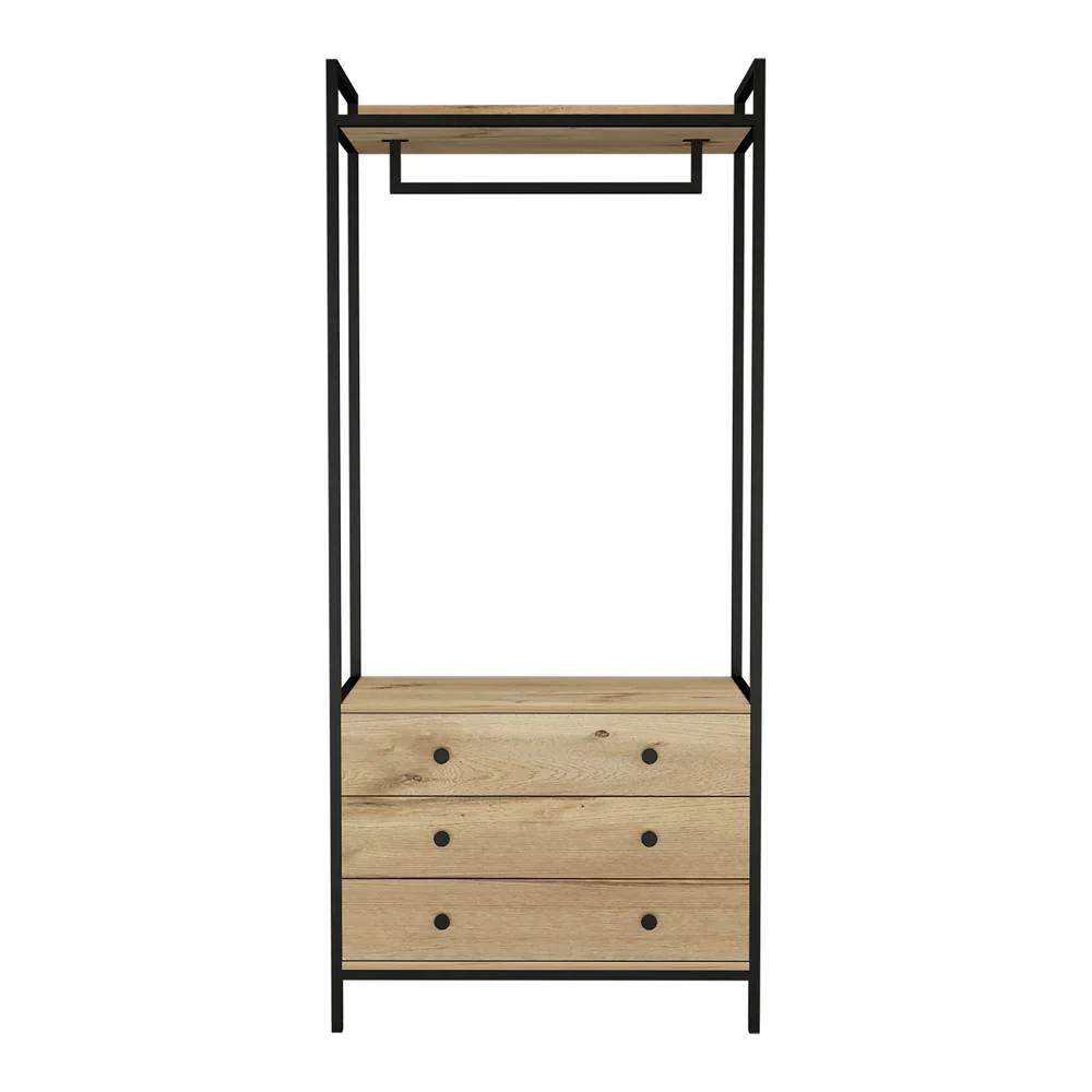 Closet Dreams Duna 80x180cm con 3 Cajones sin Entrepaños - Imagen 4