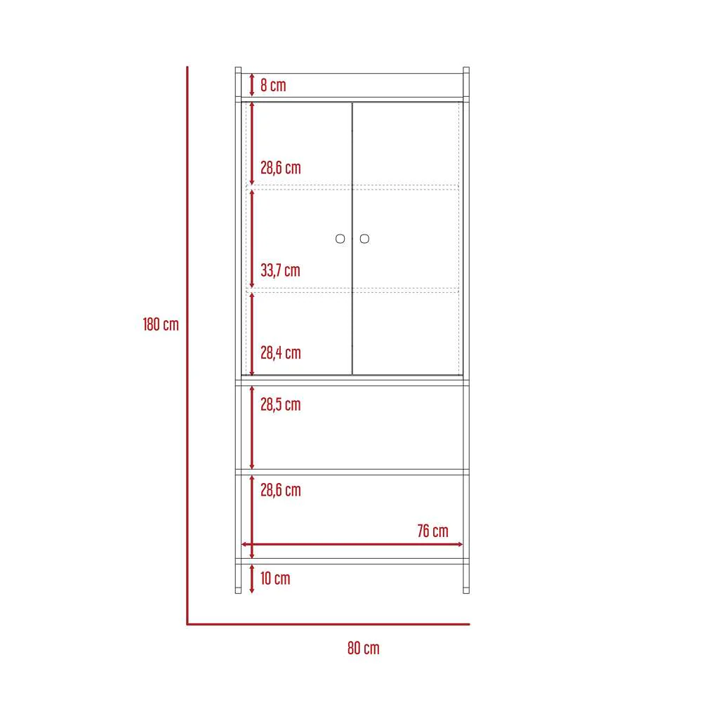 Closet Dreams Connect Duna 80 cm con Dos Puertas - Imagen 8