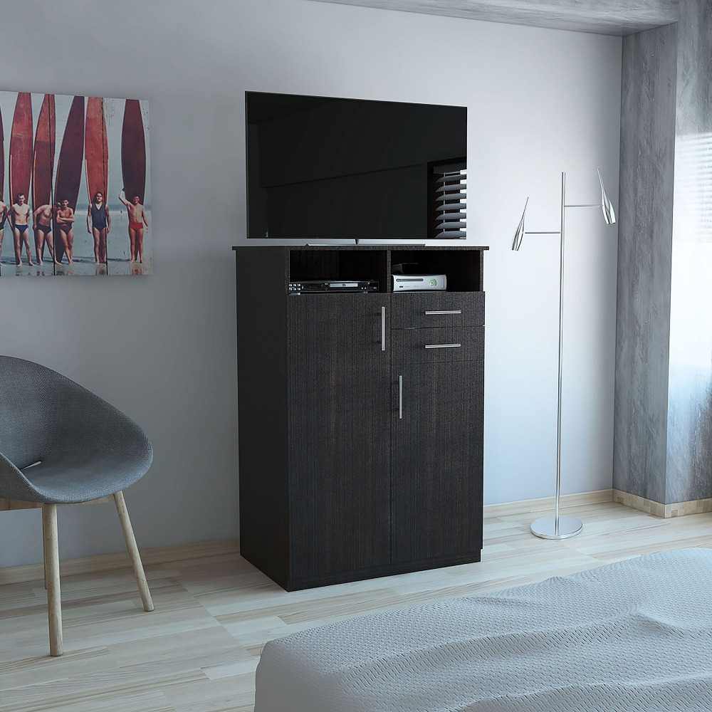 Closet Eco Wengue 83 cm con Dos Puertas y Dos Cajones - Imagen 3