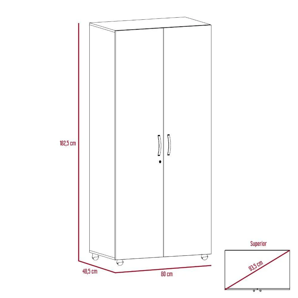 Closet Dalí Pekan 80 cm con Dos Puertas - Imagen 6