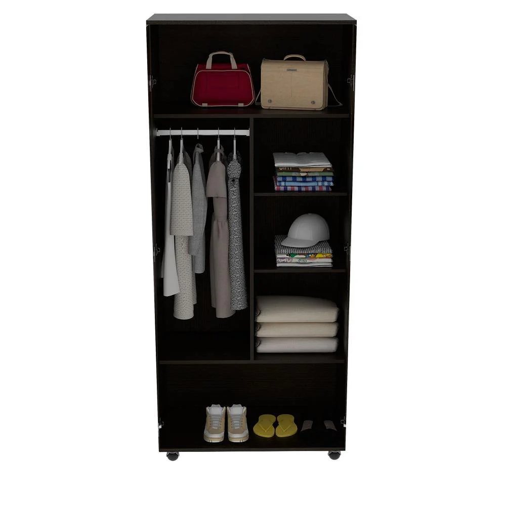 Closet Iko Wengue 80 cm con Dos Puertas - Imagen 2