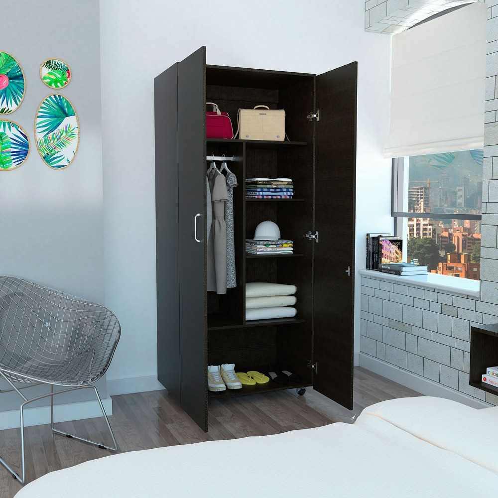 Closet Iko Wengue 80 cm con Dos Puertas - Imagen 4