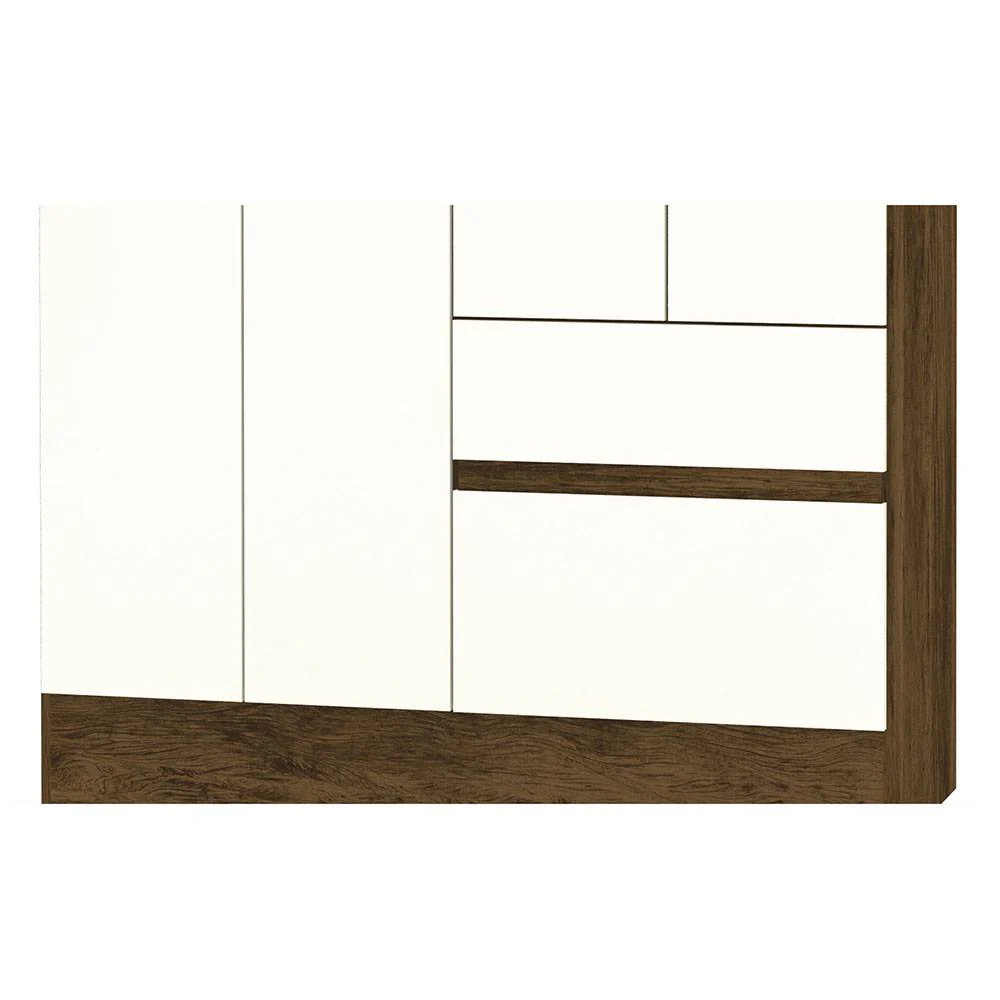 Closet Bonic Marron y Blanco 102.6x181cm con 1 Cajones con 1 Entrepaños - Imagen 5