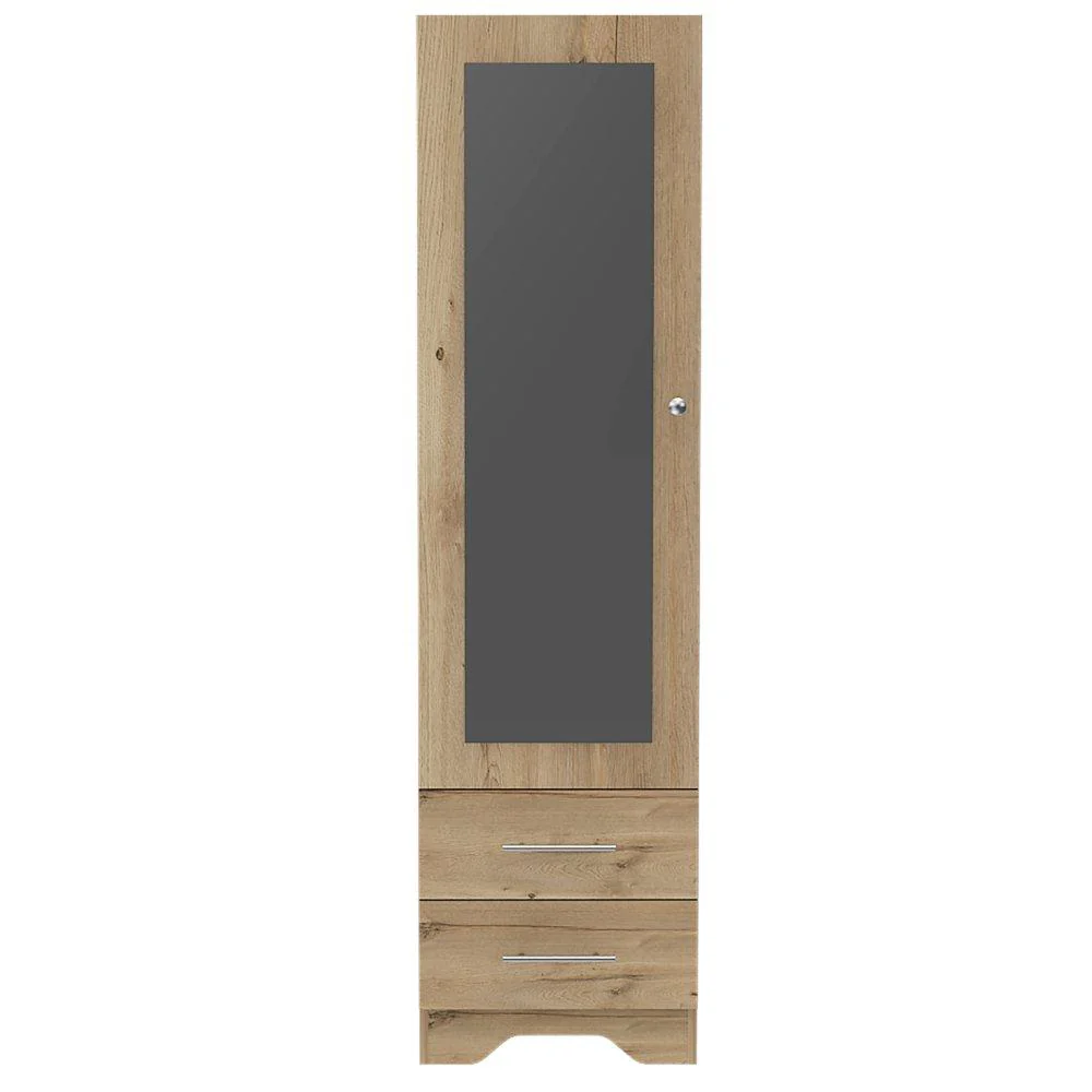 Closet Chic Duna 48 cm con Espejo, Una Puerta y Dos Cajones