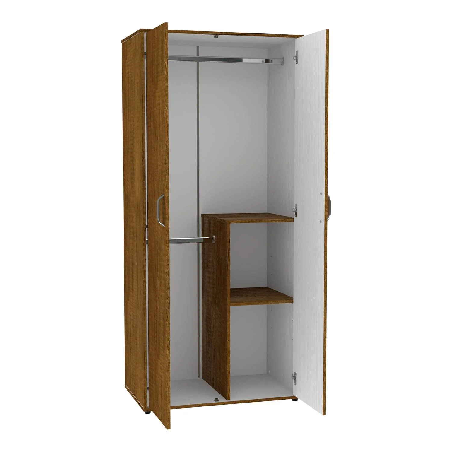 Closet Star Caramelo 80x180cm sin Cajones con 2 Entrepaños - Imagen 3