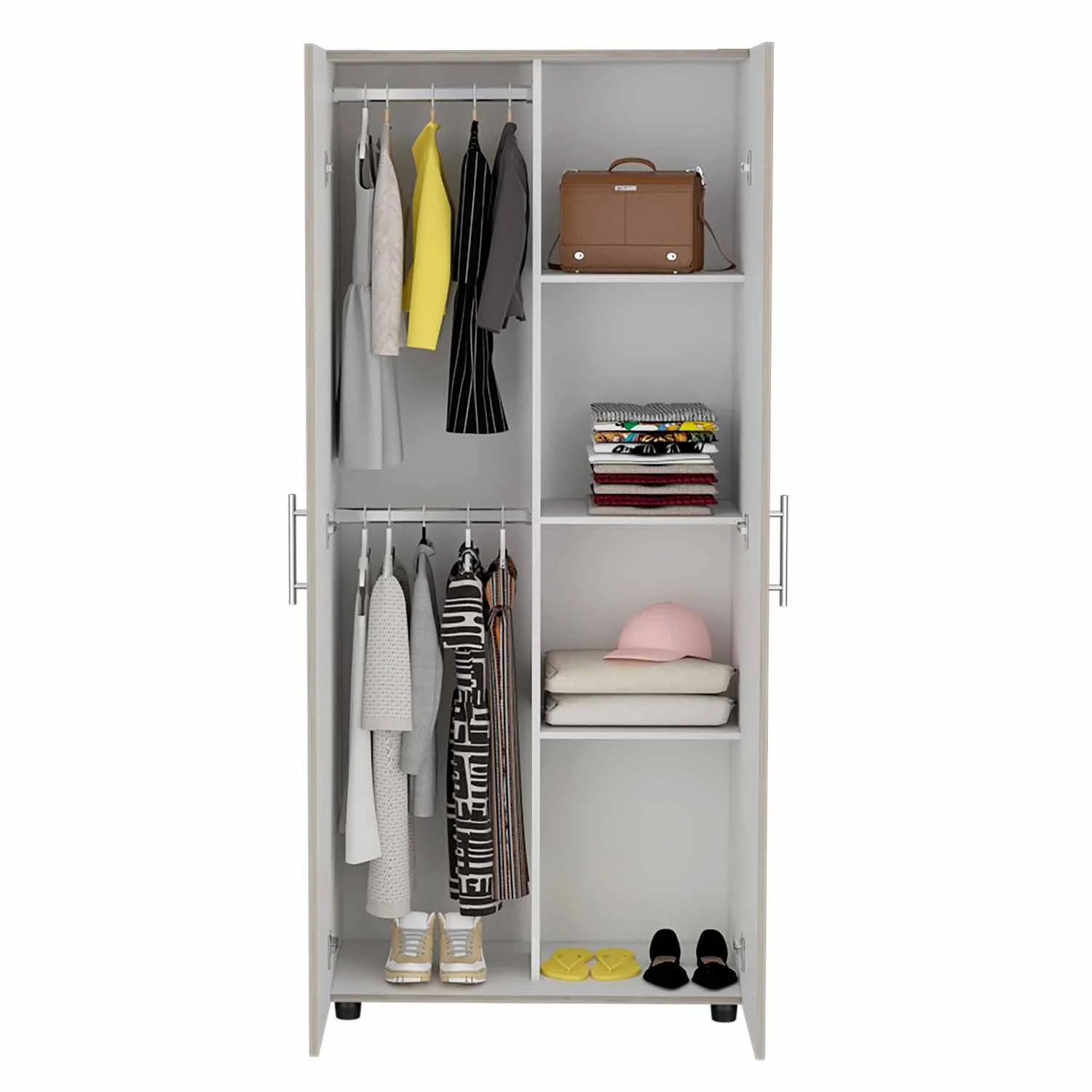 Closet Tera Bardolino 80x180cm sin Cajones con 3 Entrepaños - Imagen 3