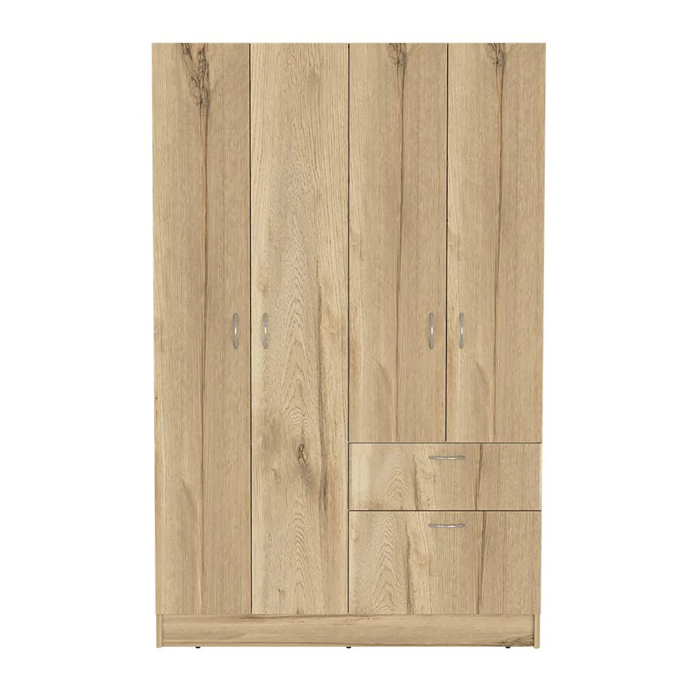 Closet Vaupés Duna y Blanco 108 cm con Cinco Puertas y Un Cajón - Imagen 3