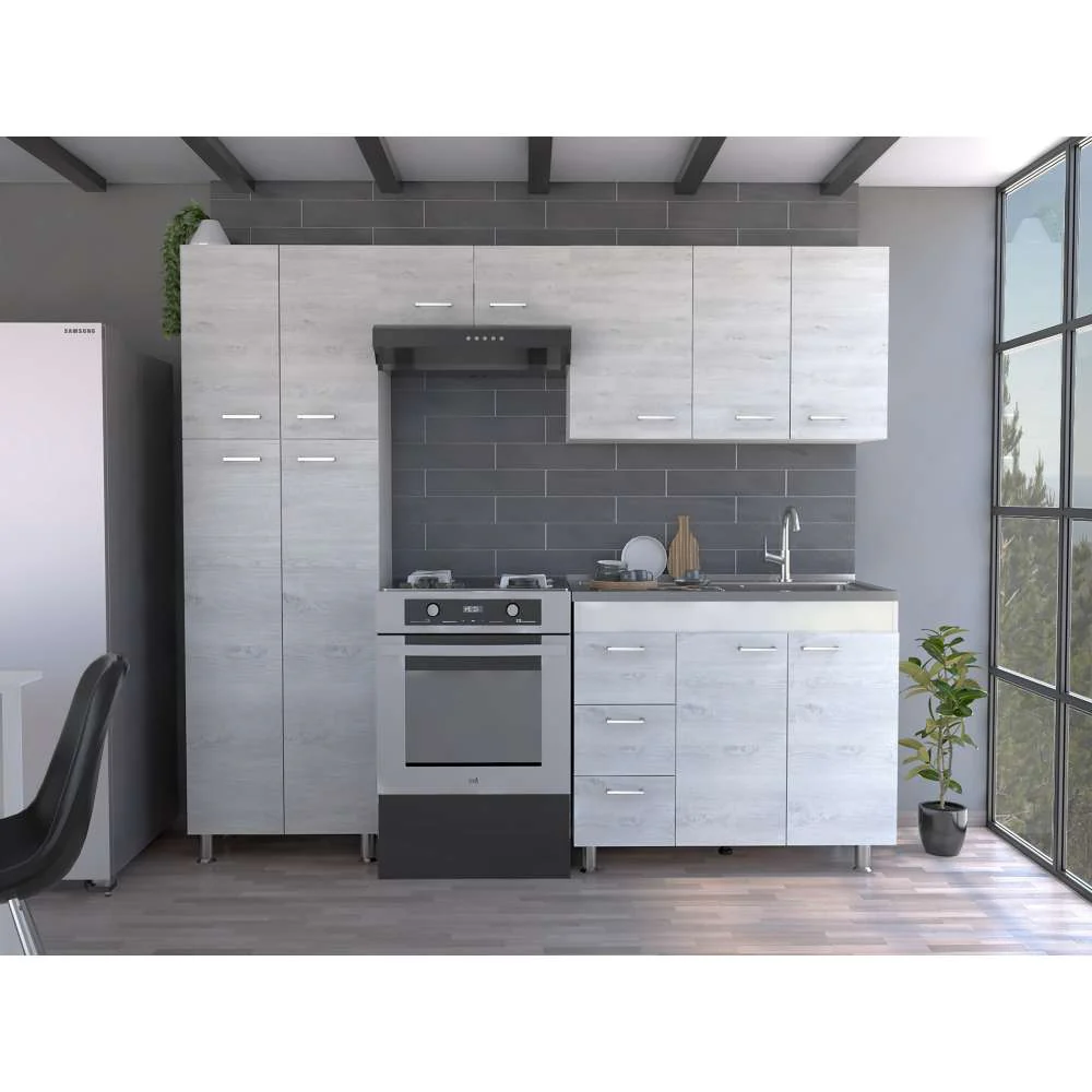 Cocina Ferreti Artiko 220 cm Derecha con Mesón - Imagen 5