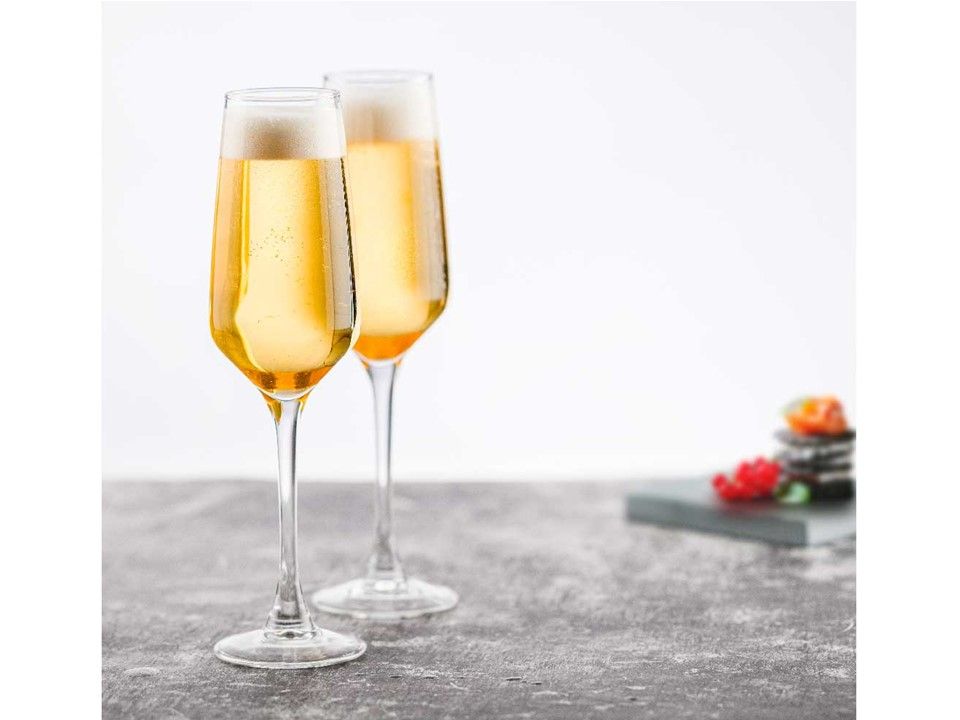 Copa Champagne Chardonannay 6 oz Calidad Vicrila - Imagen 2