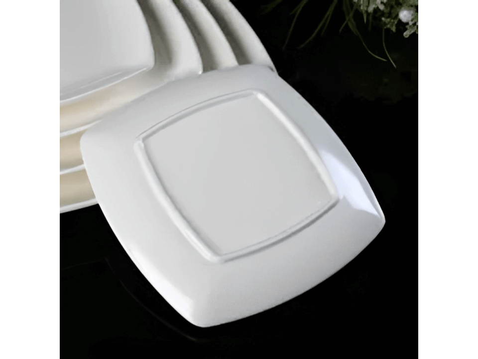 Plato Cuadrado Melamina 18 cm - Imagen 3