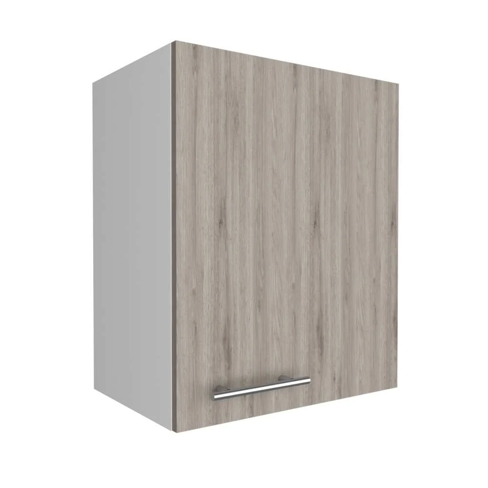 Mueble Auxiliar Manchester Ceniza 50 cm con Una Puerta