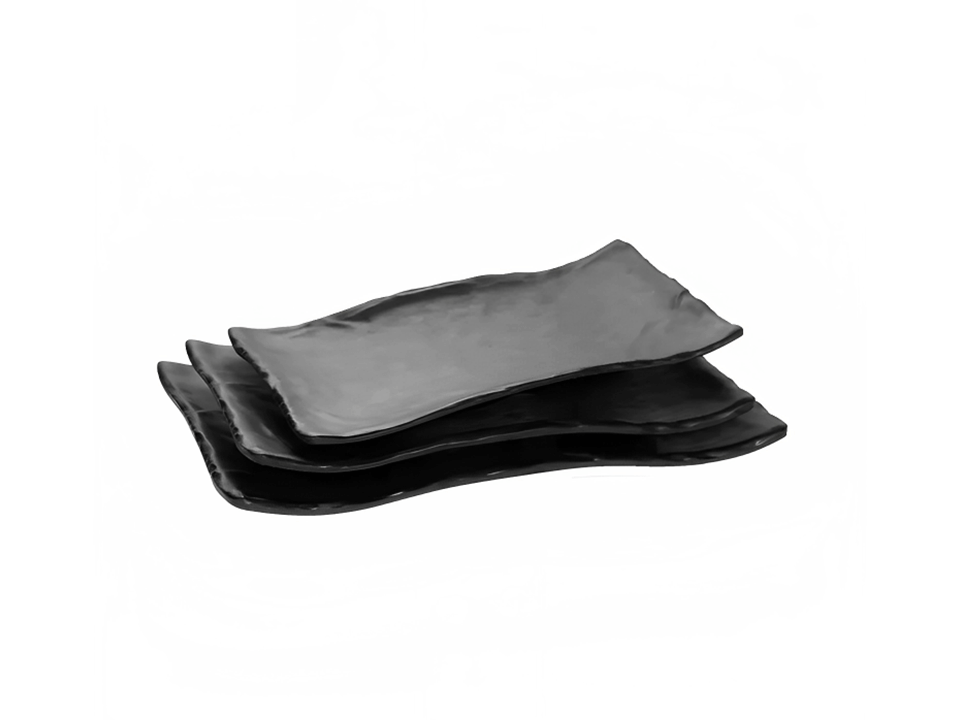 Plato Bandeja Rectangular 20cm Melamina - Imagen 2