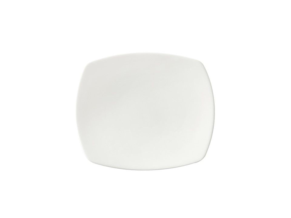 Plato Llano Cuadrado 24 cm Línea Hotelera Corona