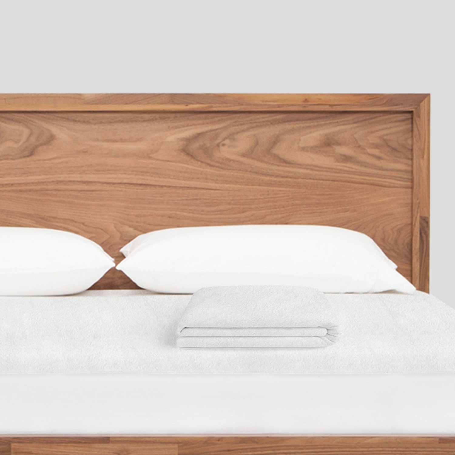 Protector de Colchón Damasco 40 Blanco Sencilla 100 cm Fondo Entero - Imagen 3