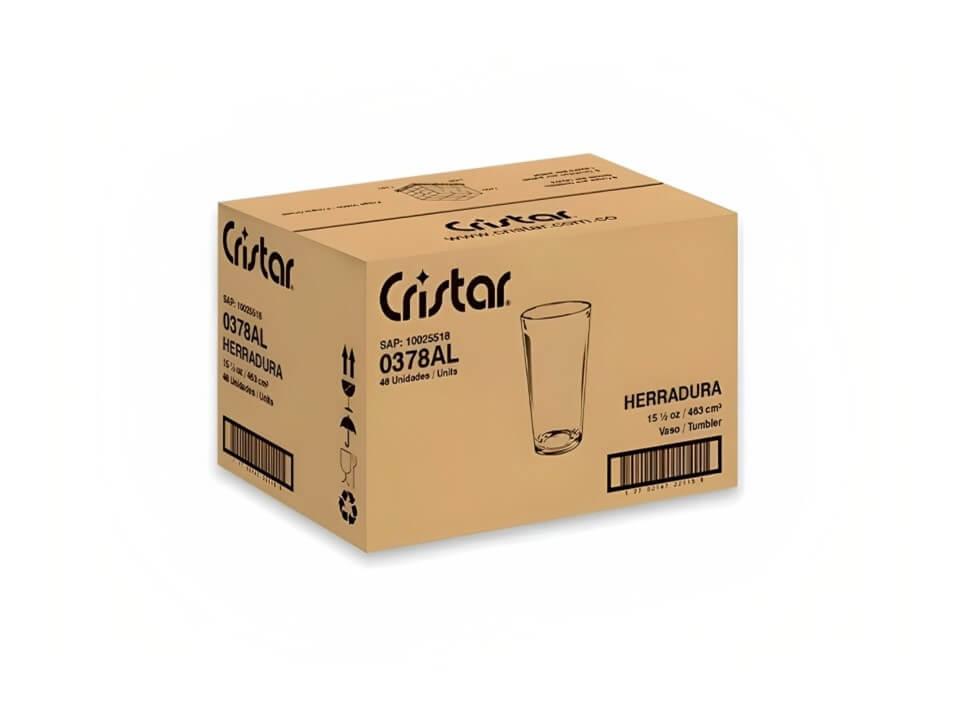 Vaso Pinta Herradura 16oz Cristar - Imagen 3