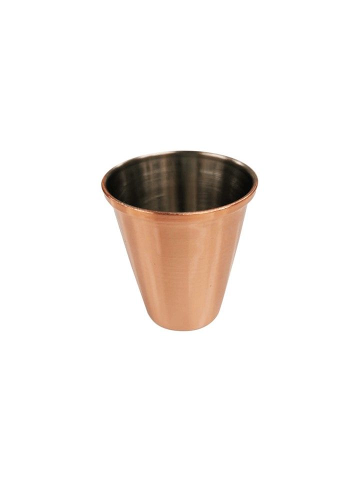 Vaso Acero Inoxidable Revestimiento Cobre 2 oz.