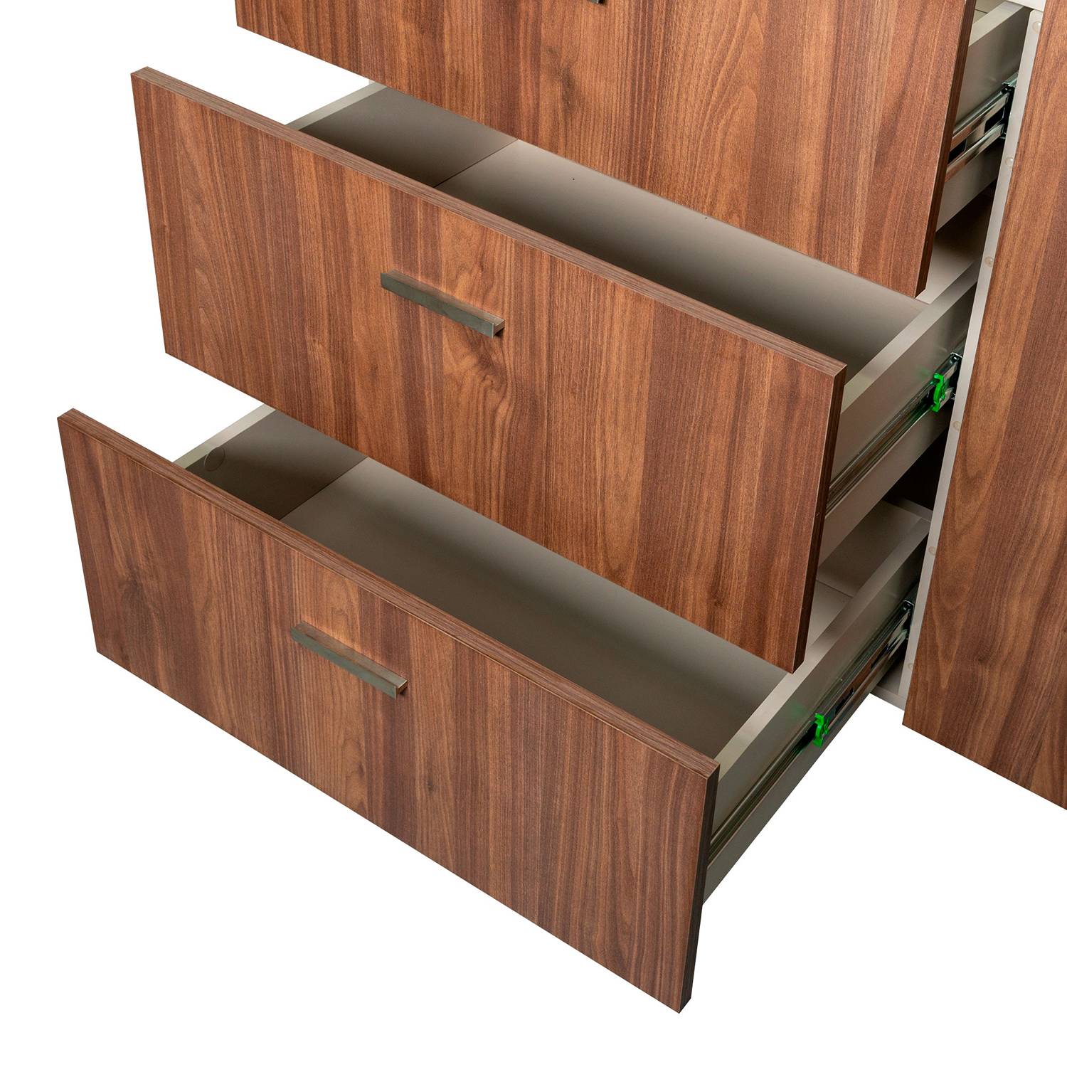 Mueble Inferior con Tres Puertas y Tres Cajones Felix Dark 180 cm sin Mesón - Imagen 3